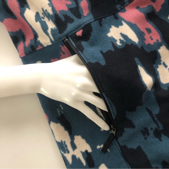 the North Face TKA Glacier Pullover Hoodie in Mallard Blue Abstract Ikat Print M - Picture 8 of 11